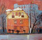 Viktoriia Teletien: Haus meiner Kindheit, 2010, Öl auf Leinwand © Viktoriia Teletien Viktoriia Teletien: Haus meiner Kindheit, 2010, Öl auf Leinwand © Viktoriia Teletien